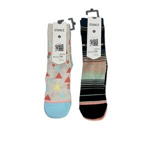 Stance Classic Crew Socks Youth Medium (11-1) 2 Pairs